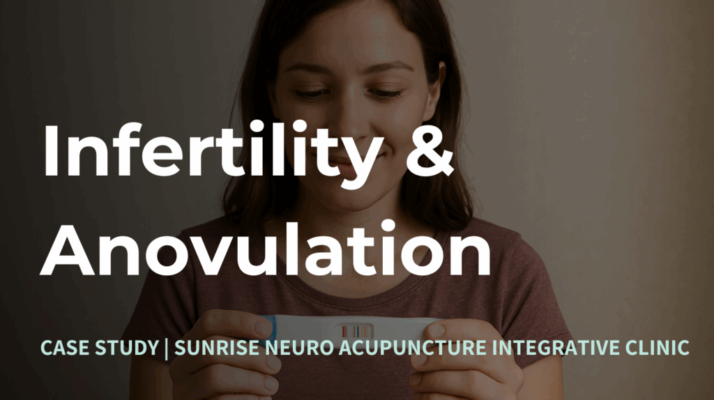 Case study related to an individual’s experience with menstrual-cycle irregularities and conception journey.